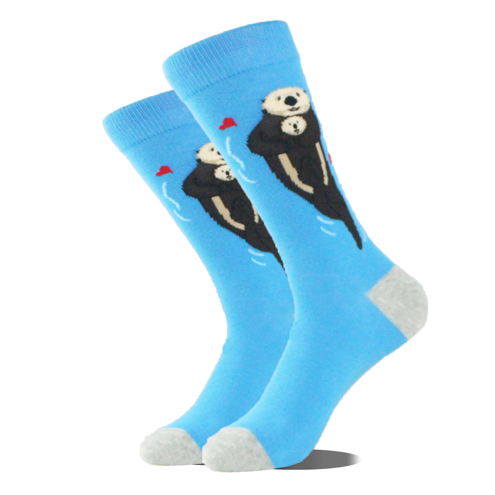 Guitar Patterned Crew Socks