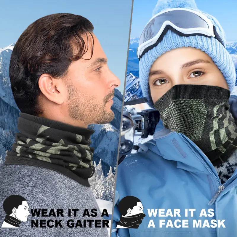 Winter Neck Guard Half Face Windproof Mask