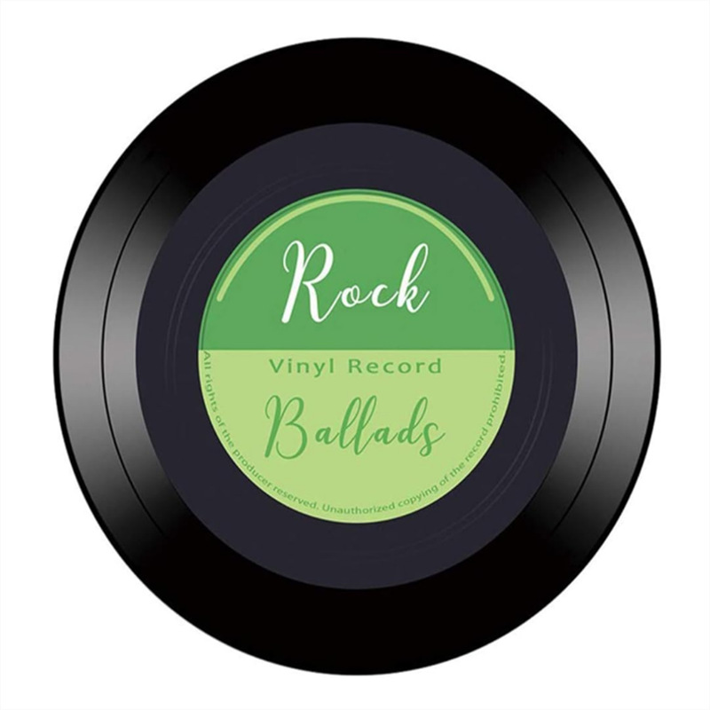 Round Vinyl Record Rug