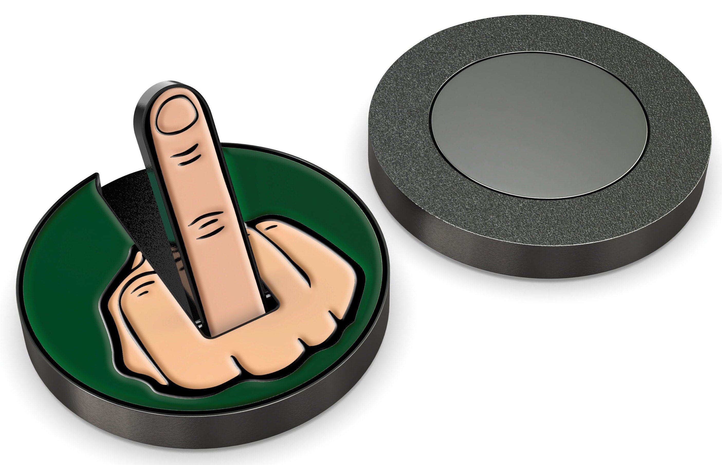 Funny Middle Finger Golf Ball Marker