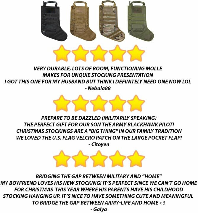 Tactical Christmas Stocking