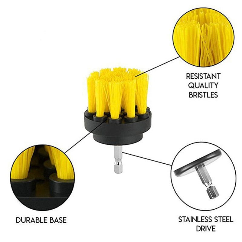 Xtreme Power Drill Cleaning Brush Set