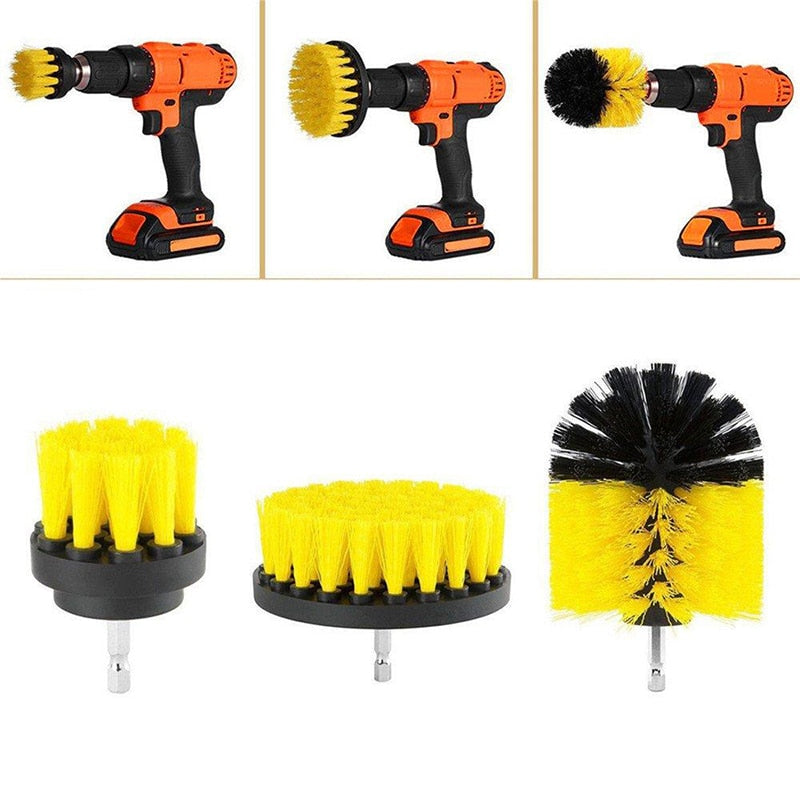 Xtreme Power Drill Cleaning Brush Set