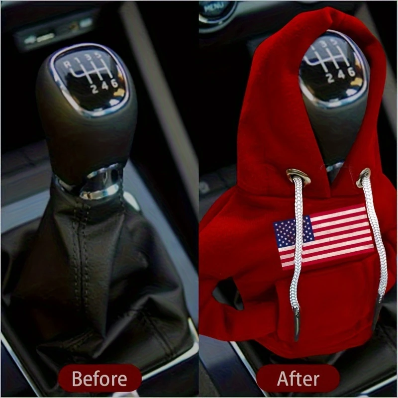 Hoodie Car Gear Shift Cover