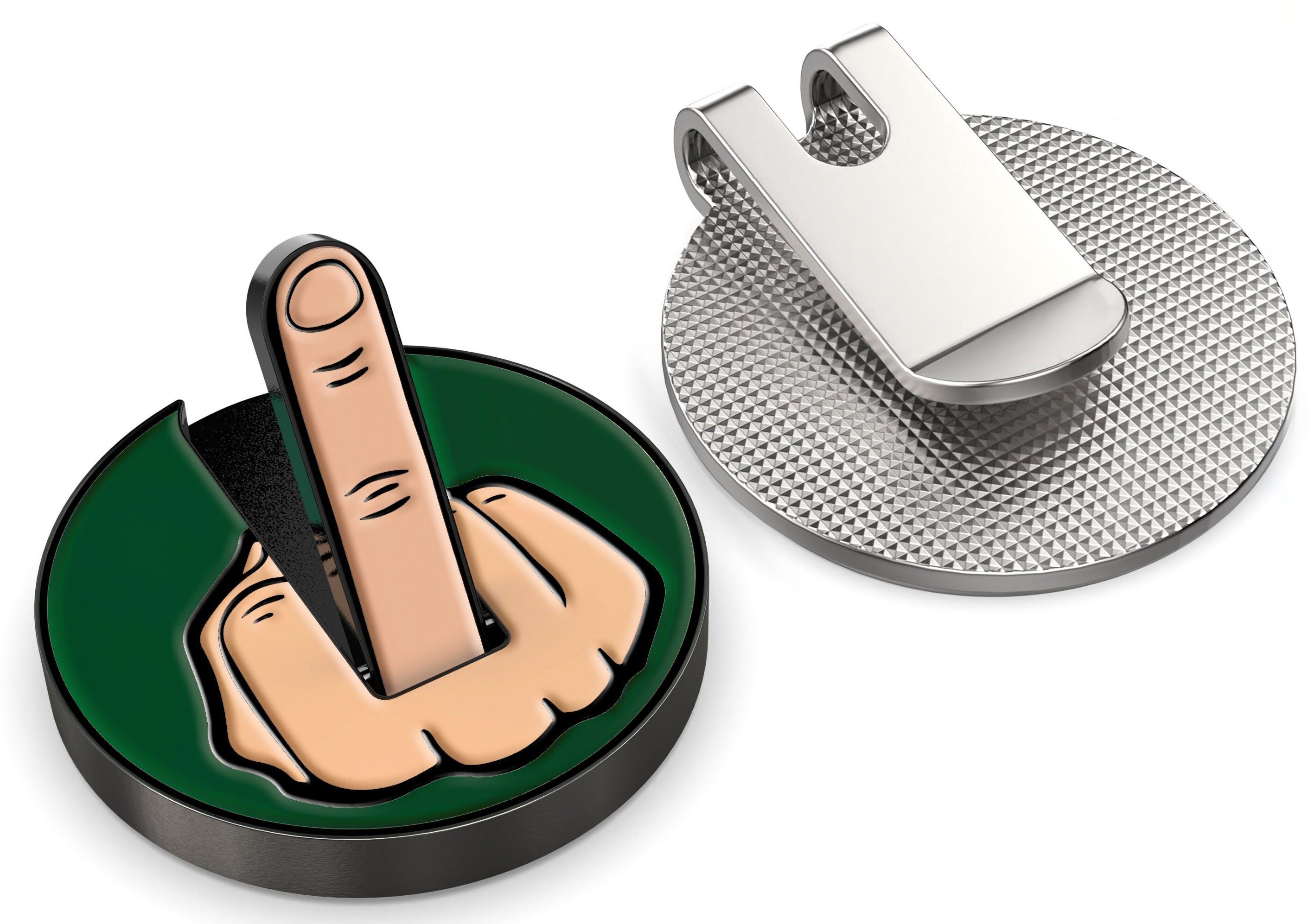 Funny Middle Finger Golf Ball Marker