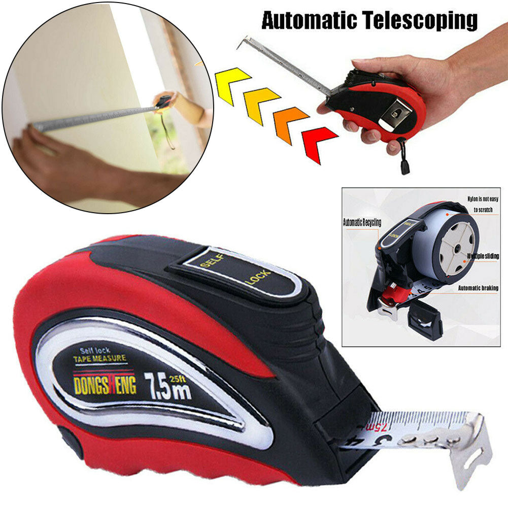 Press N' Lock Automatic Measuring Tape
