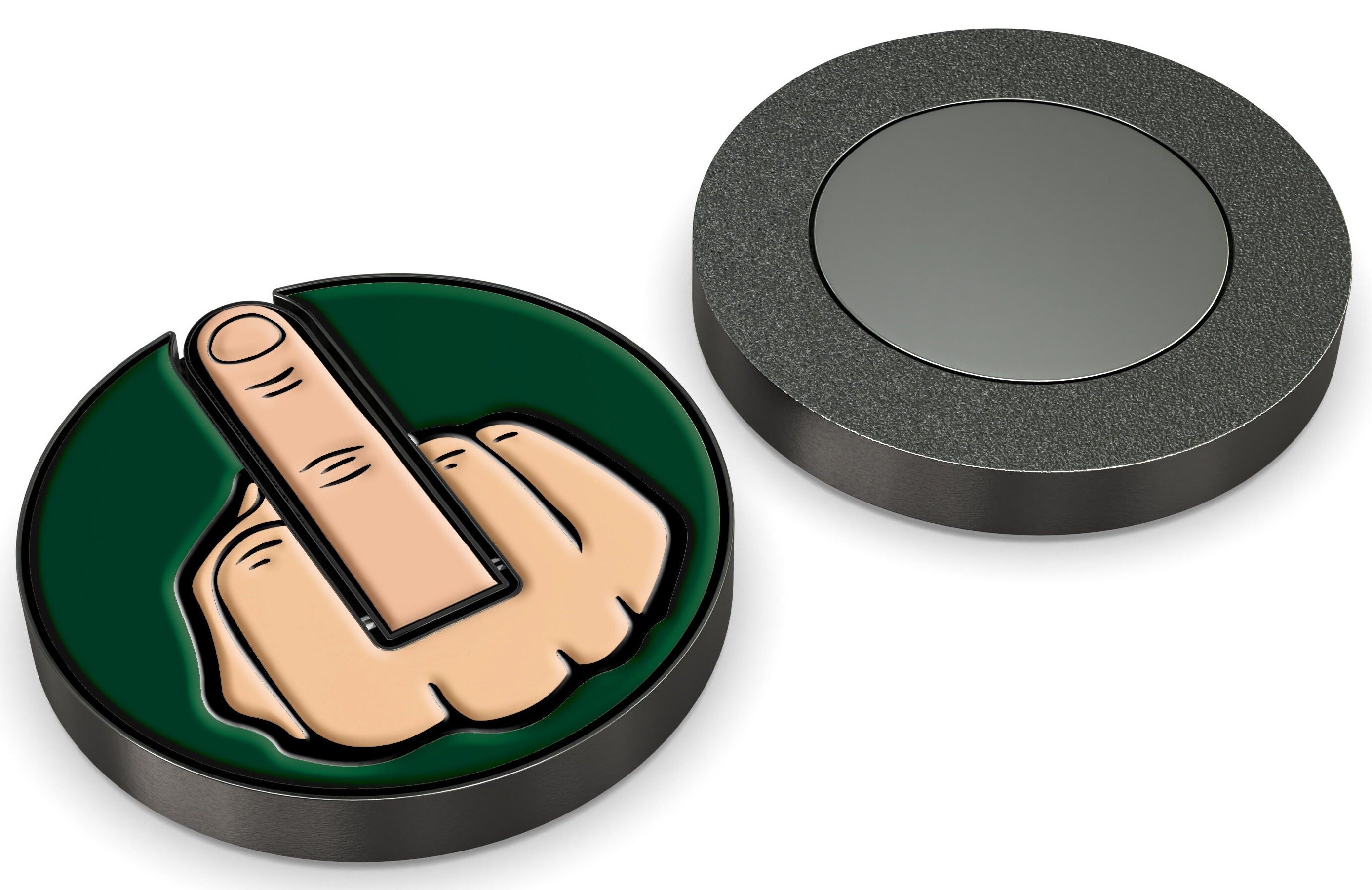 Funny Middle Finger Golf Ball Marker