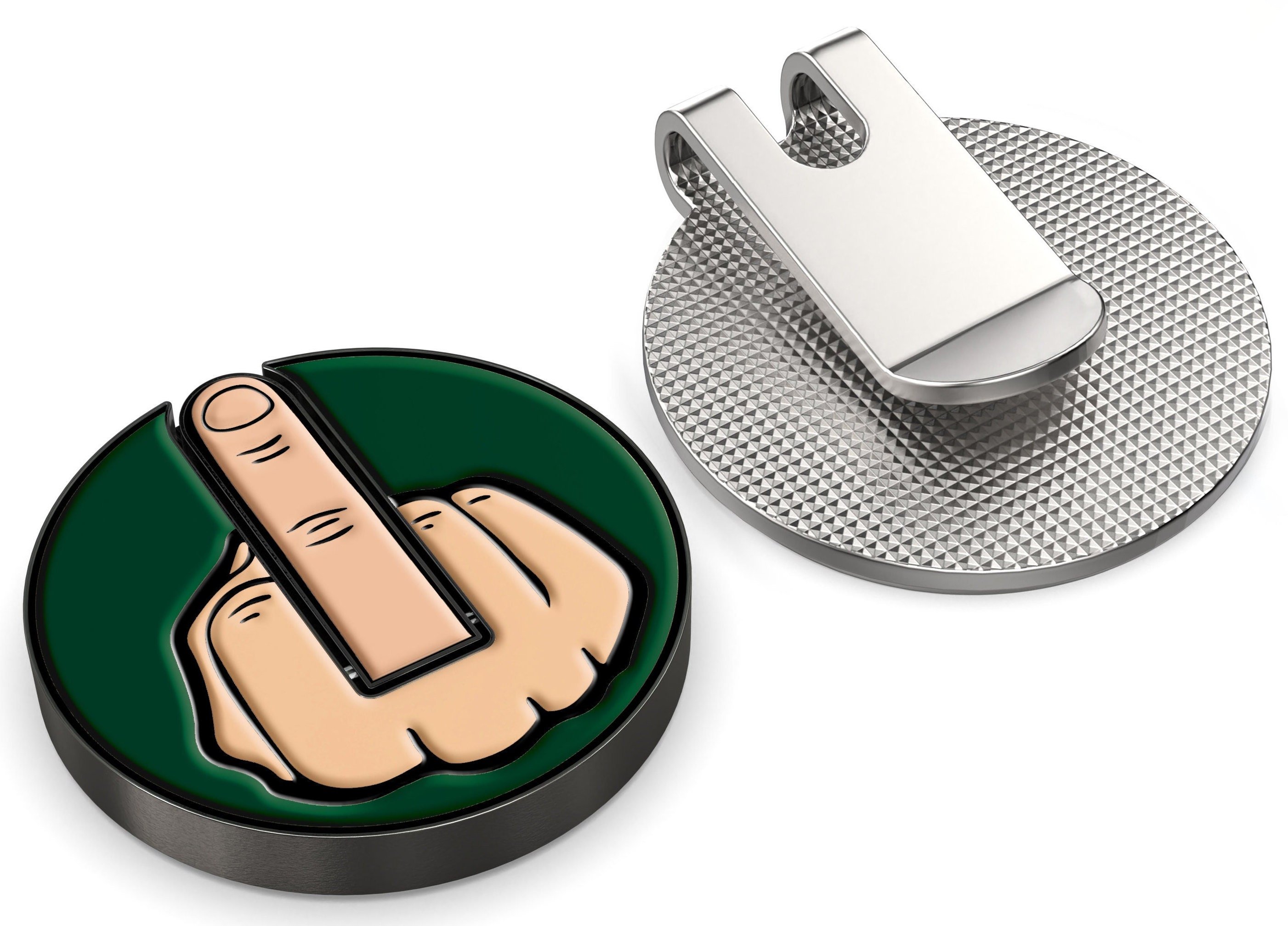 Funny Middle Finger Golf Ball Marker