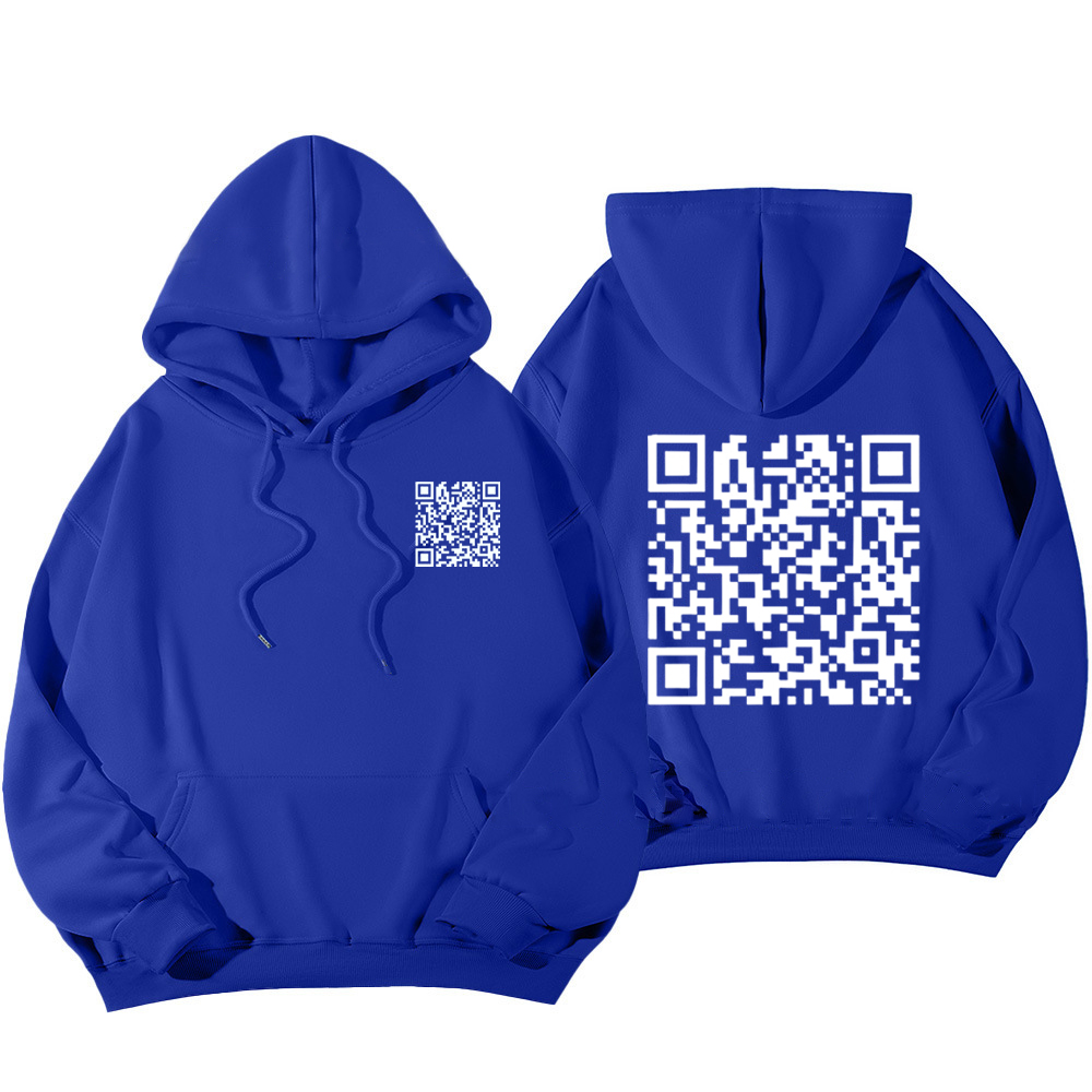 Funny FU QR Code Hoodie