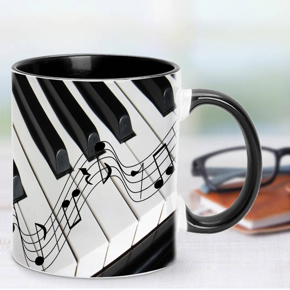 Unique Piano Ceramic Coffee Cup