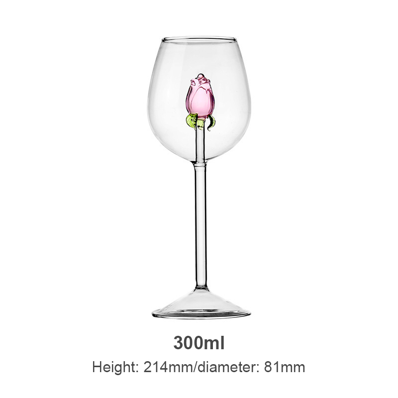 Creative Crystal Rose Glass – Romantic Glassware for Gifts & Special Occasions