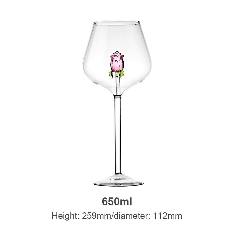 Creative Crystal Rose Glass – Romantic Glassware for Gifts & Special Occasions