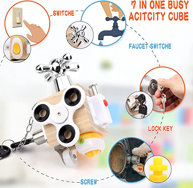 🔥30%OFF-Montessori Busy Cube🎁Buy 2 Free Shipping