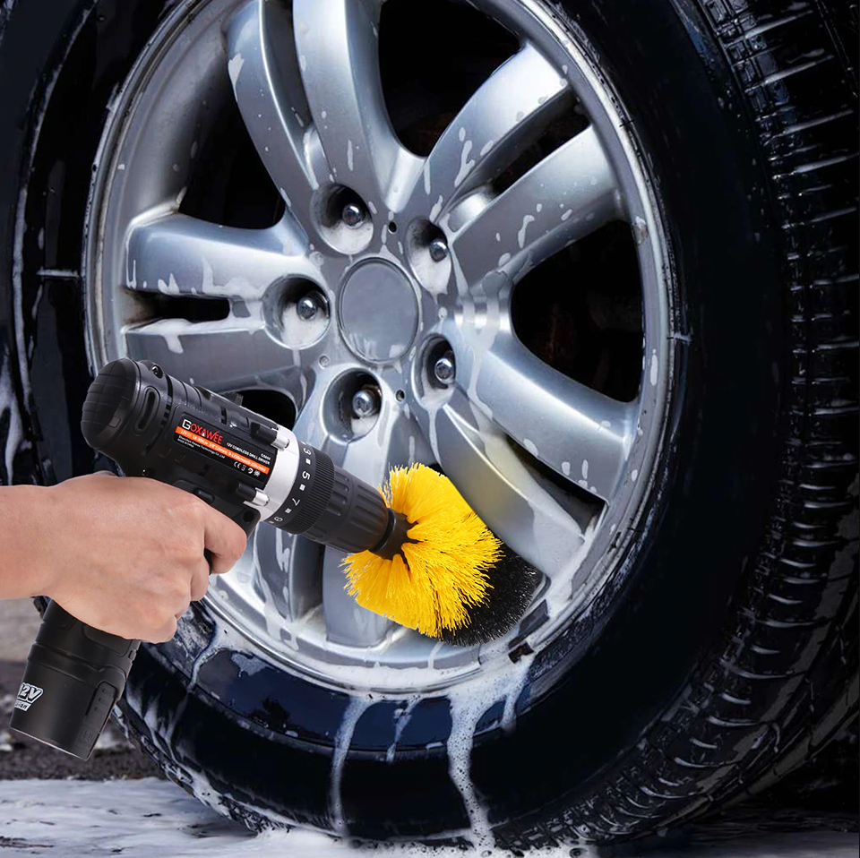 Xtreme Power Drill Cleaning Brush Set