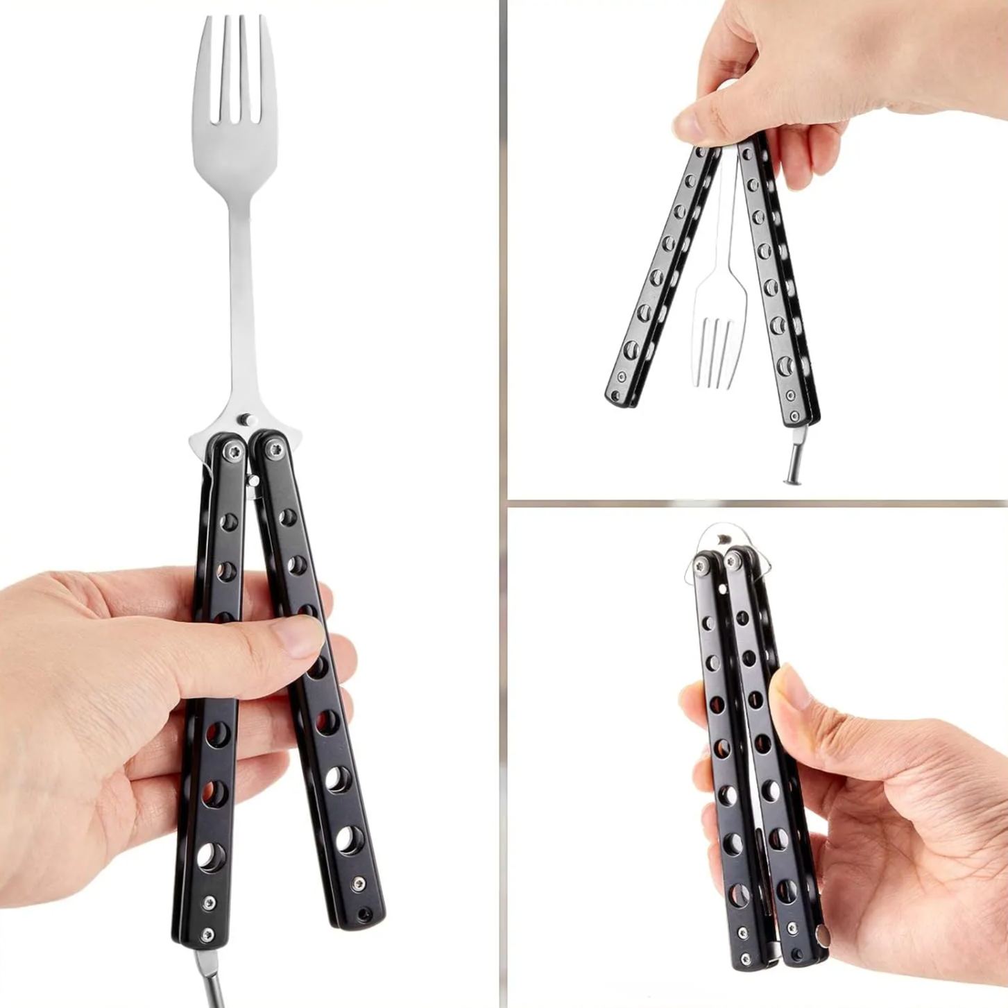 EDC Pocket Utility Knife with 10 Pcs of No. 24 Replaceable Blades