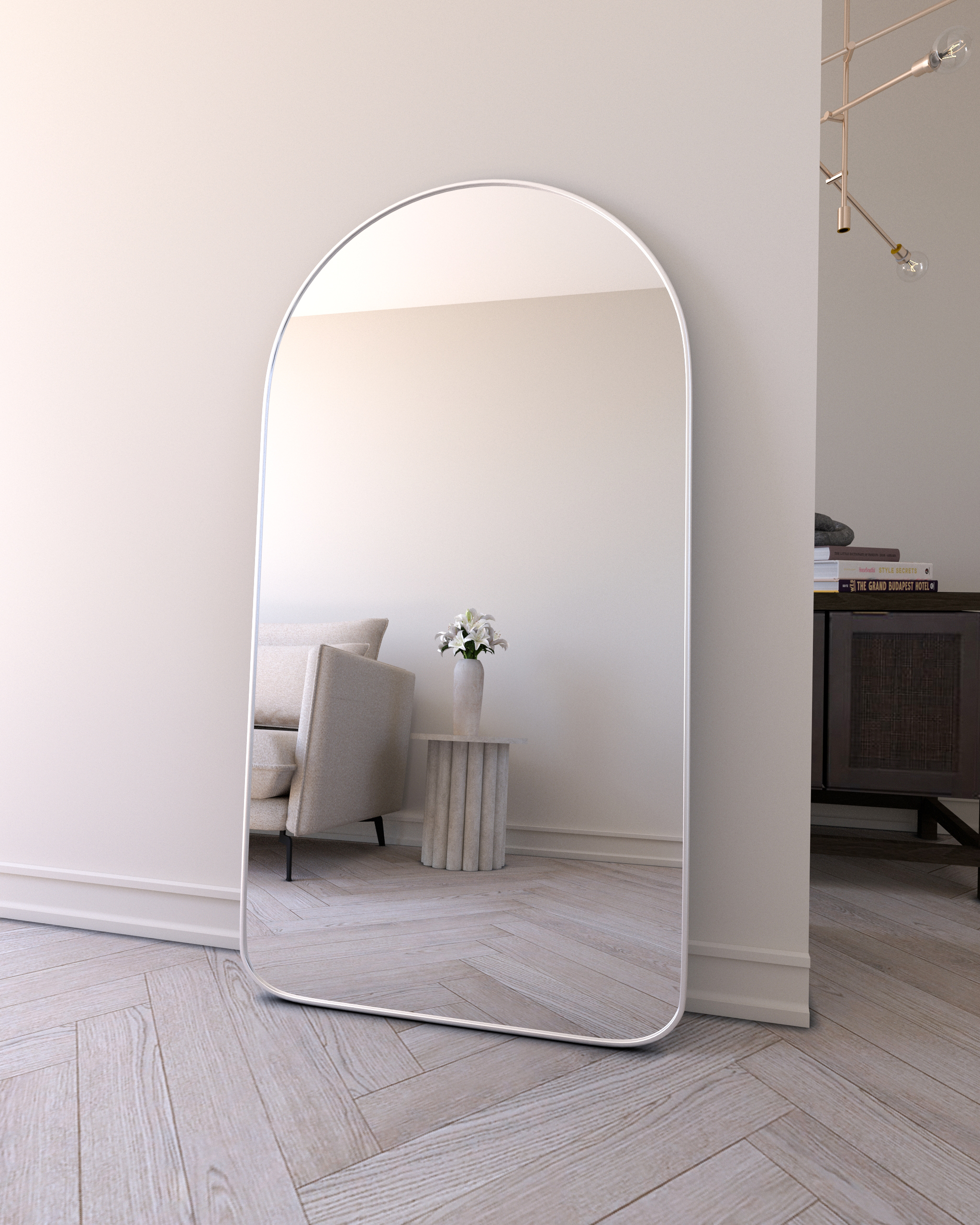 Arkivo Full Length Black Arch Mirror