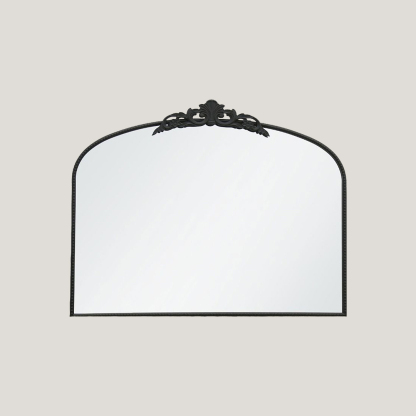 Arielle - Arched, Chateau Style Mirror | Crown Antique Arch Mirror - (102CM X 80CM)