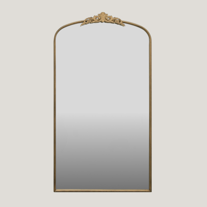 Arielle - Chateau Arch Mirror, Extra Large French Antique Louis Style Mirror (174CM X 96CM)