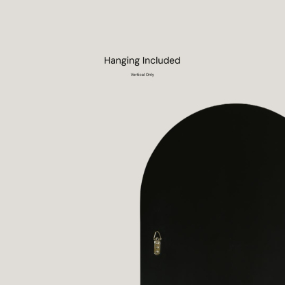 Edge - Frameless Full Length ARCH Mirror | Wall Mounted OR Leaner (190CM X 85CM)