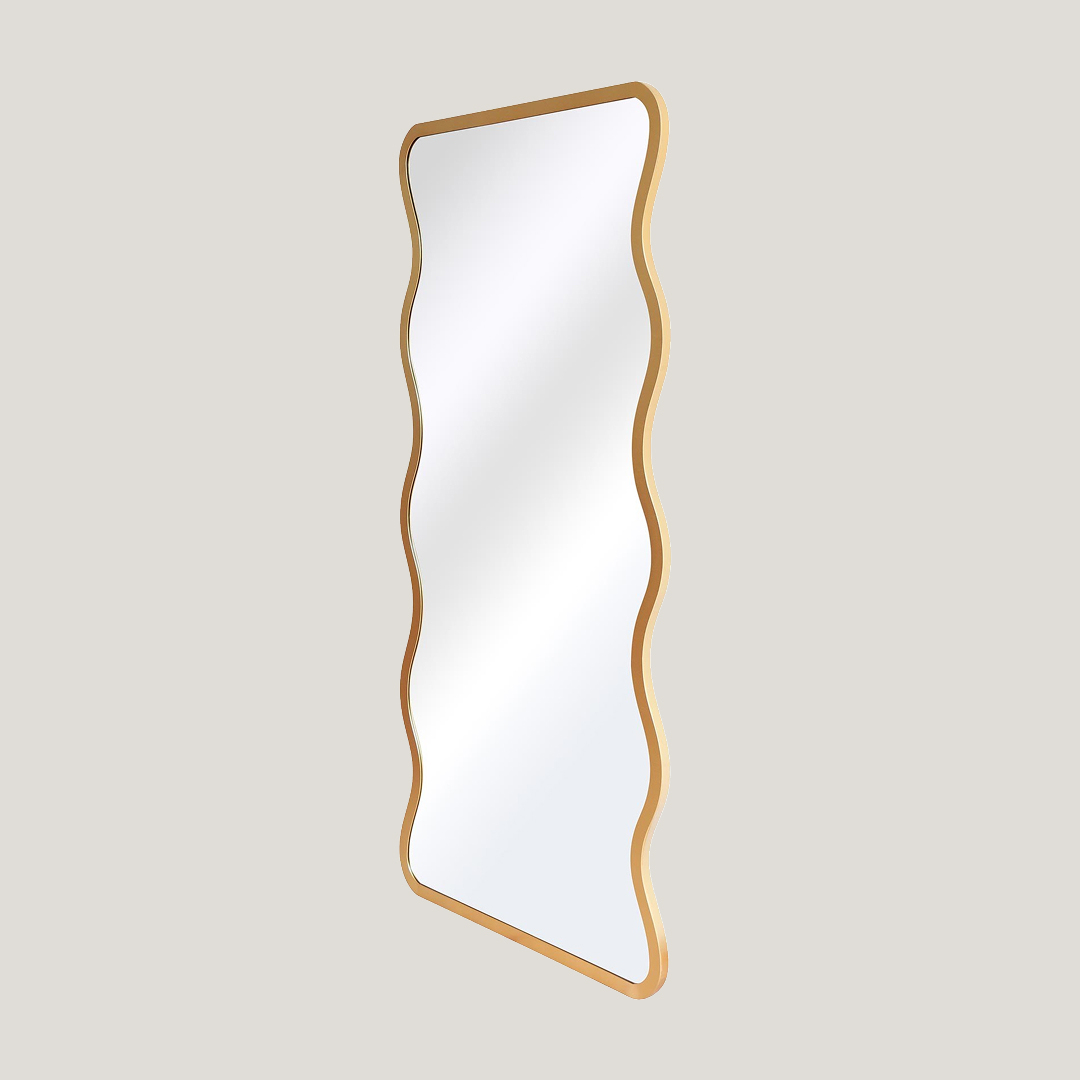 Billie - Gold Irregular Wavy Mirror | Full Length Wavy Mirror (170CM X 80CM)