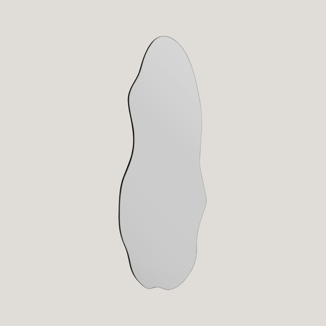 Muse - Frameless Pond Mirror | Irregular Wall Mirror, (160CM X 70CM)