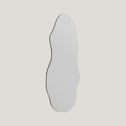 Muse - Frameless Pond Mirror | Irregular Wall Mirror, (160CM X 70CM)