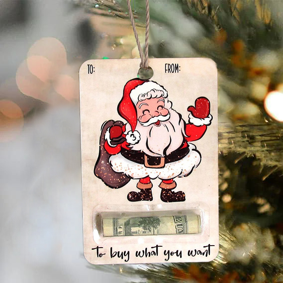 Santa Christmas Money Holders