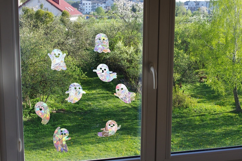 Cute Ghosts Suncatchers Rainbow Maker For Window