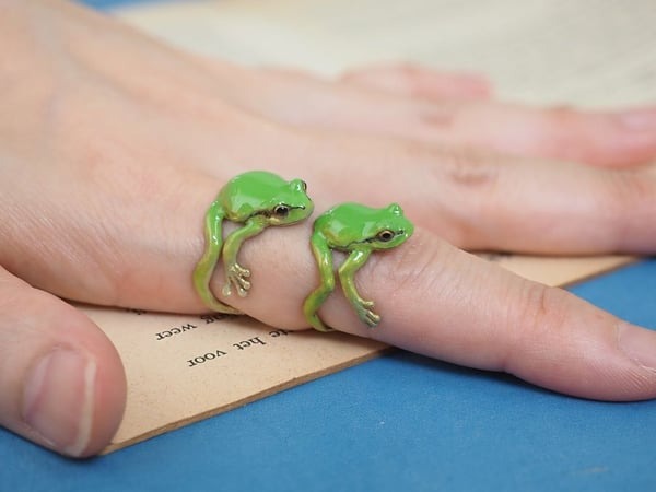 🐸Latest-Tree Frog Ring & Earrings