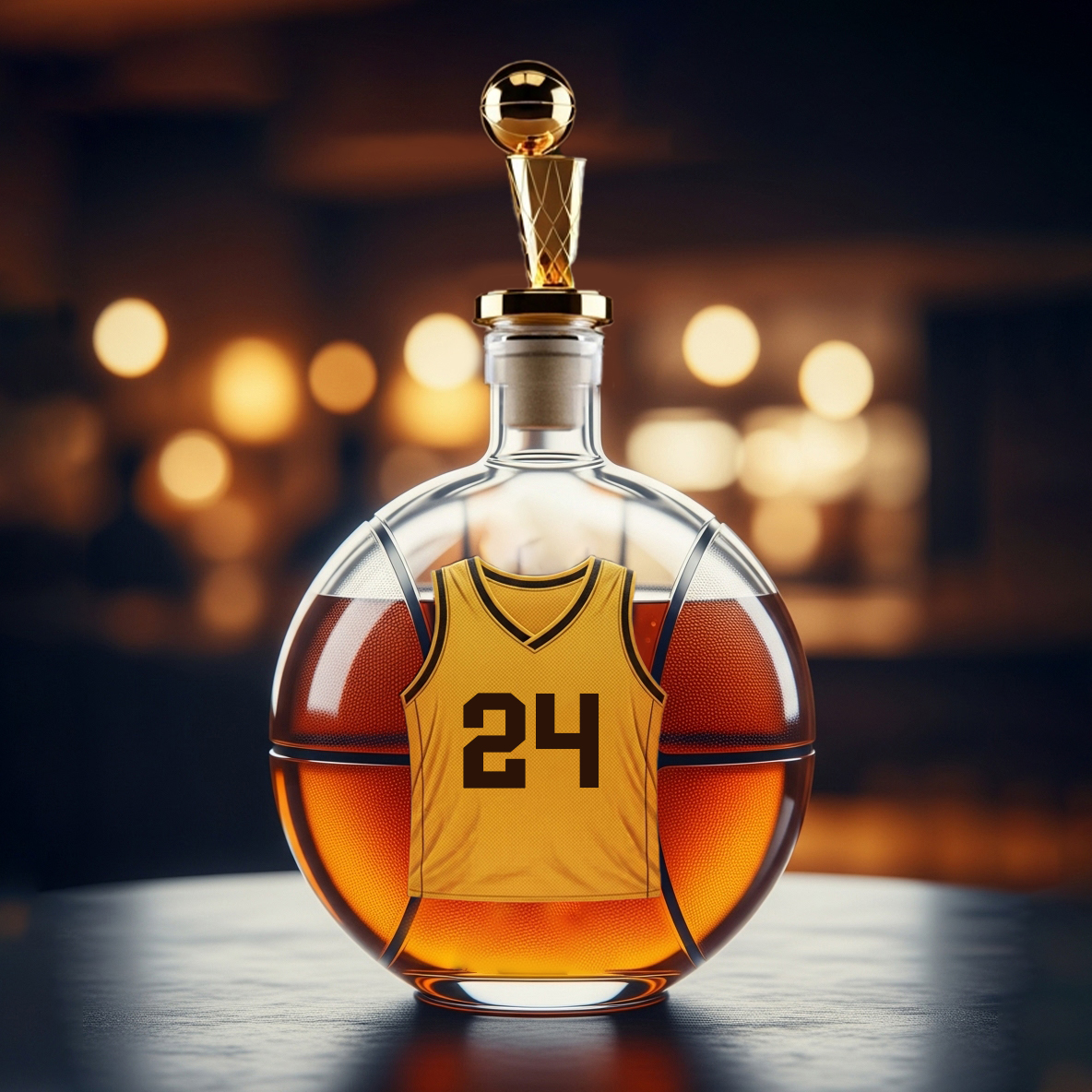 Basketball Jersey Wine Glass