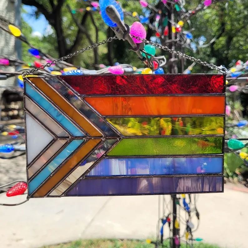 🏳️‍🌈Progress Pride Stained Glass Flag🌈