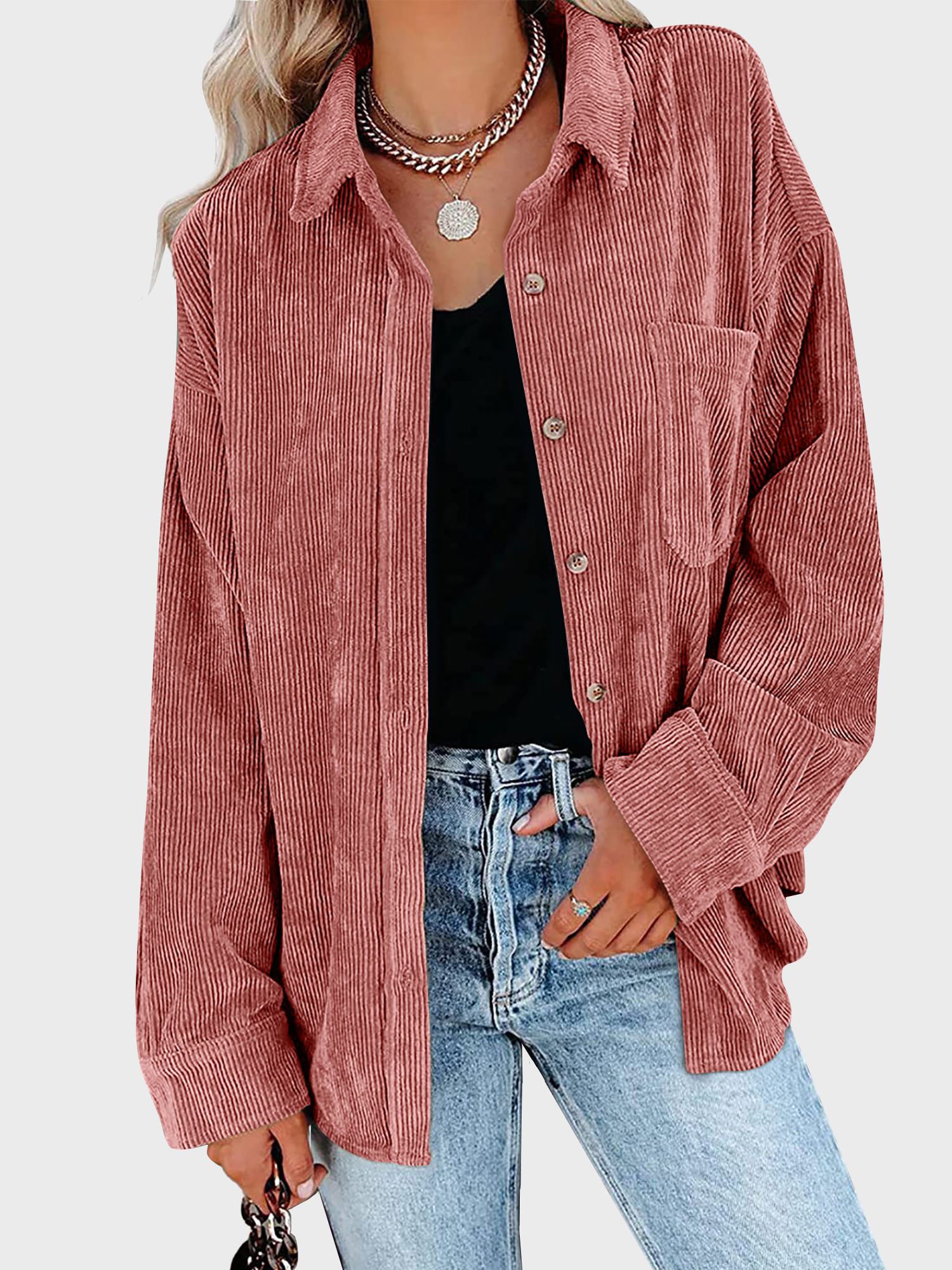 Chill Oversize Corduroy Shirt