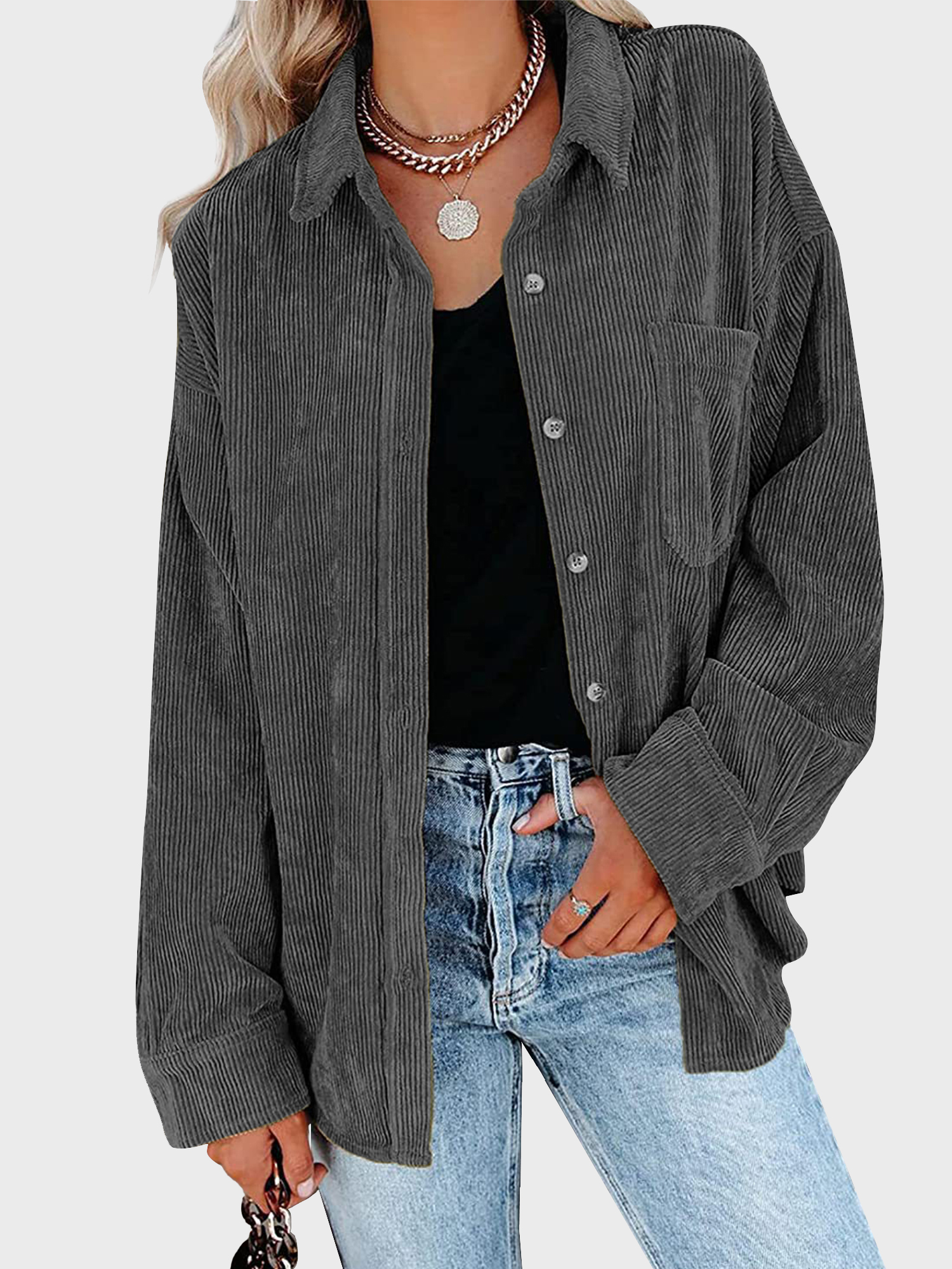 Chill Oversize Corduroy Shirt