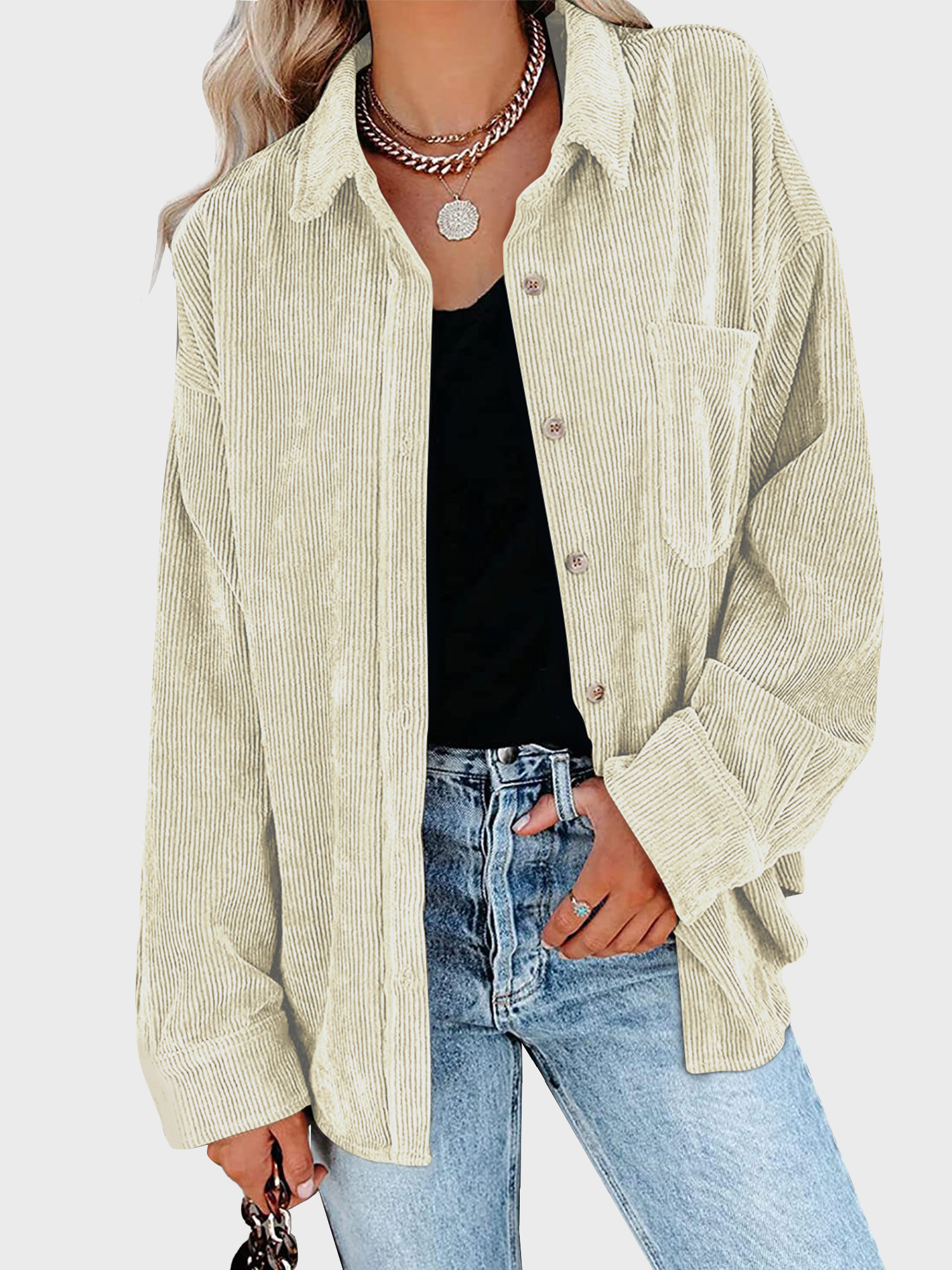Chill Oversize Corduroy Shirt
