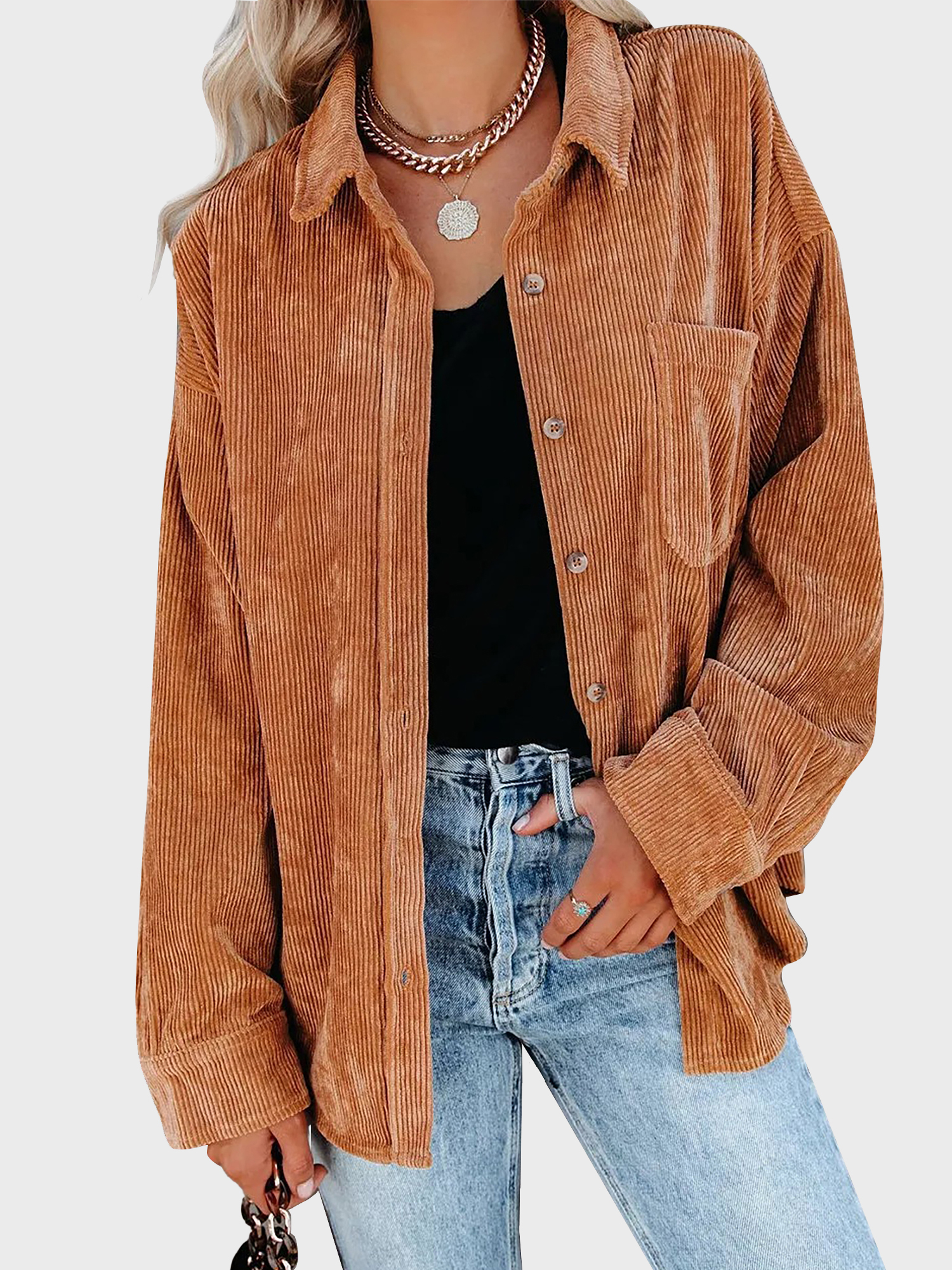 Chill Oversize Corduroy Shirt