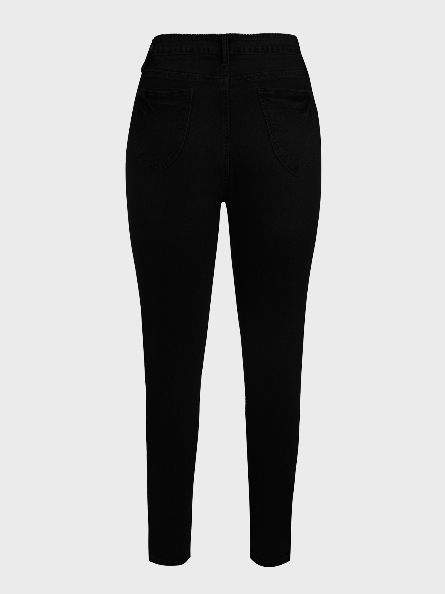 High Rise Tummy Control Stretch Skinny Dark Wash Jeans 