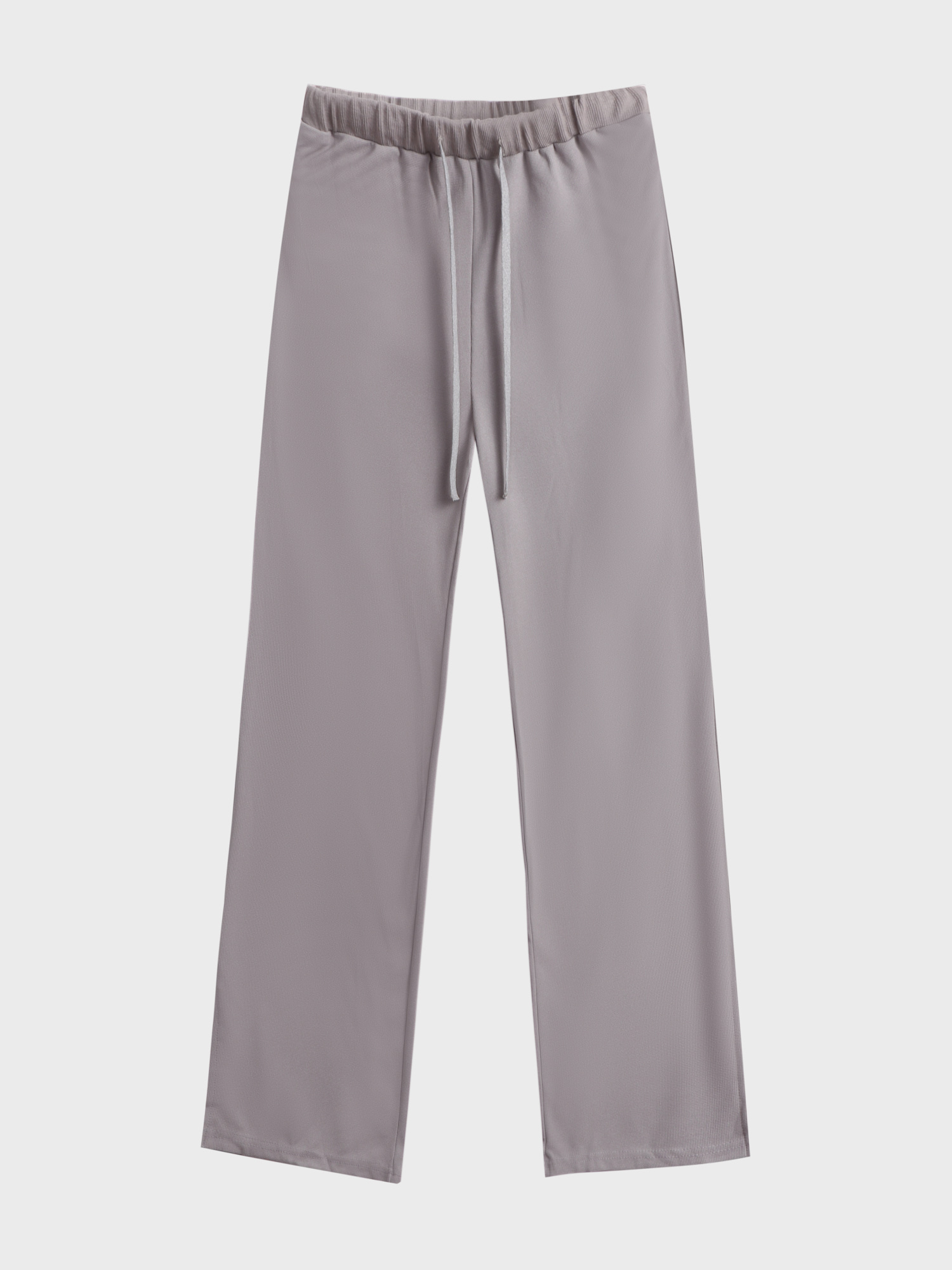 Half Zip Waffle Casual Set