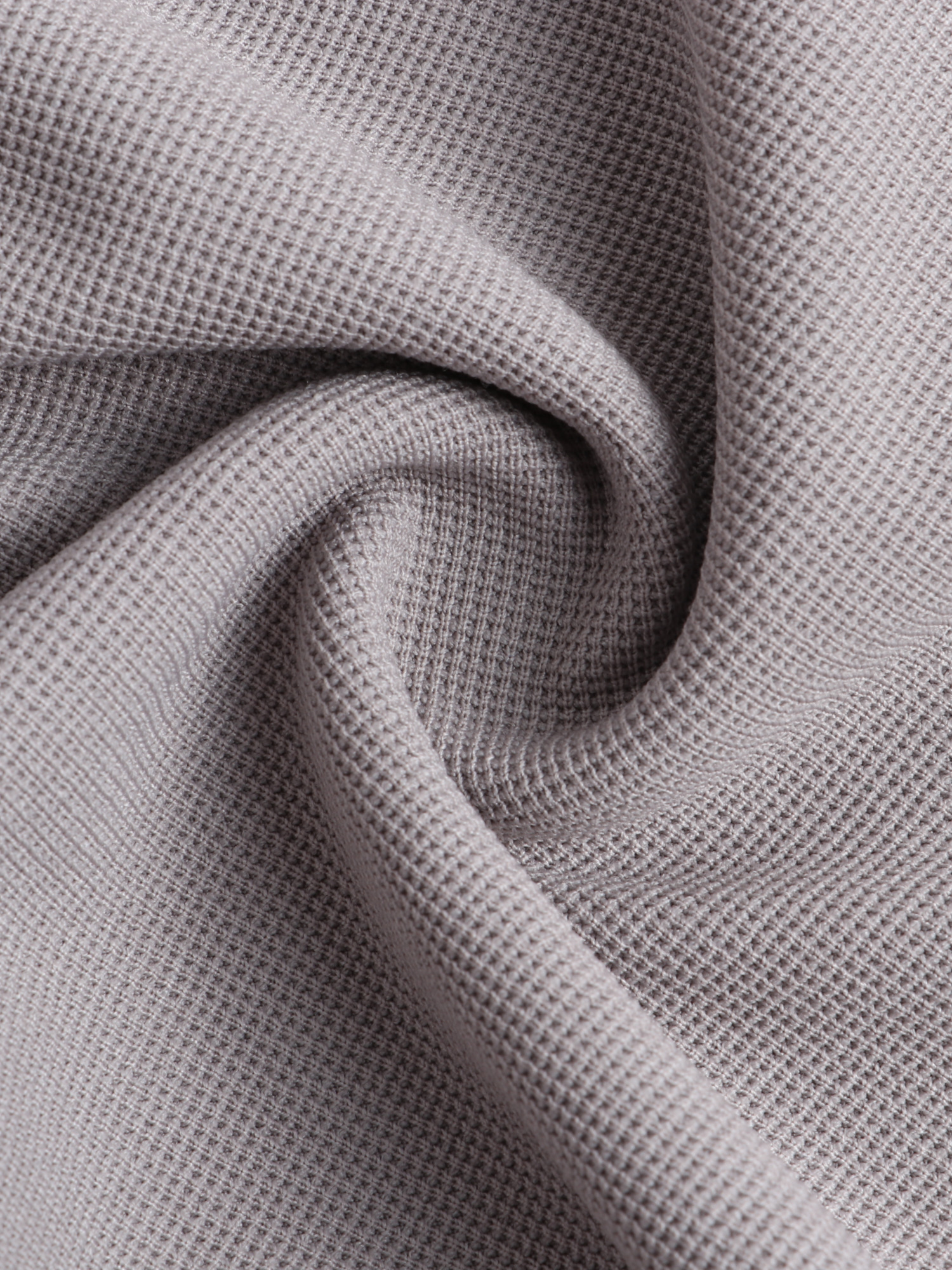 Half Zip Waffle Casual Set