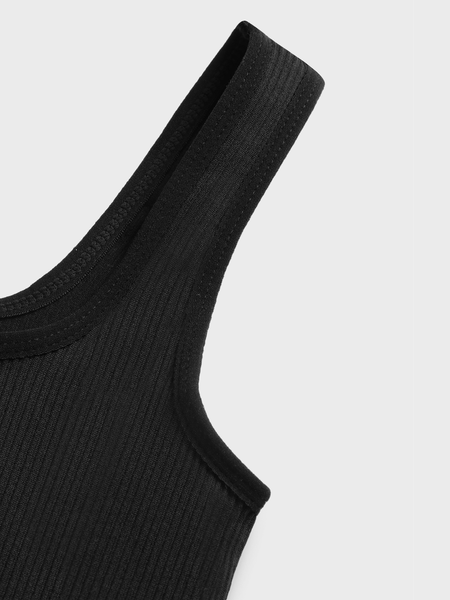 Flattering High-Leg Cut Ribbed Bodysuit