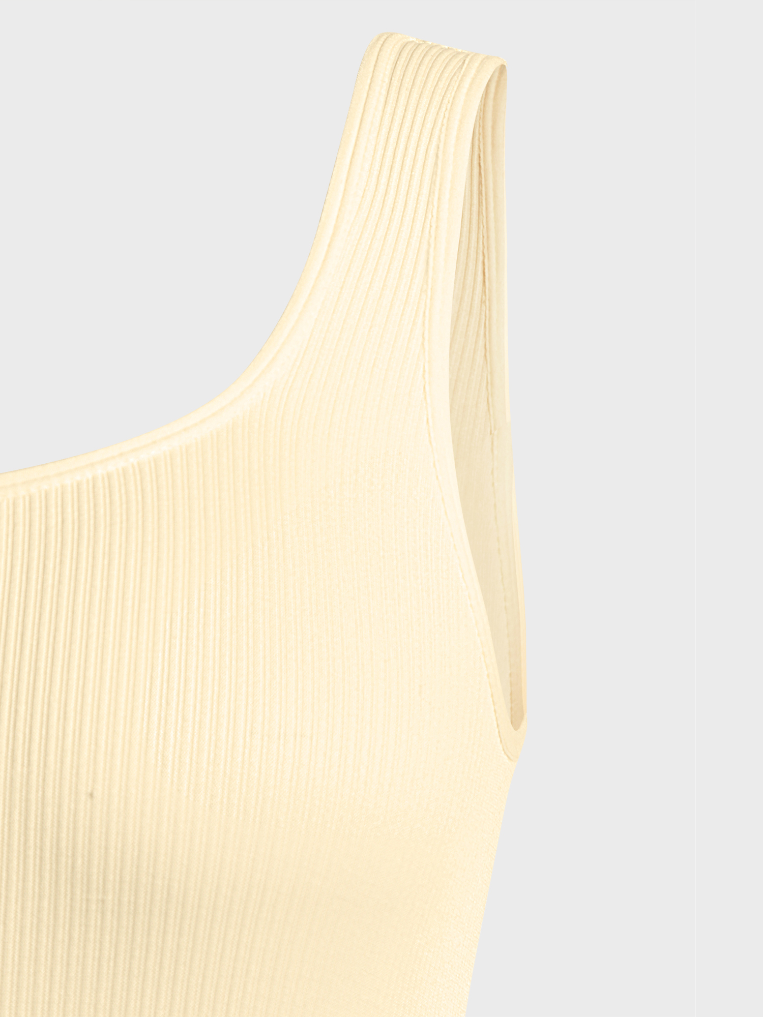 Flattering High-Leg Cut Ribbed Bodysuit