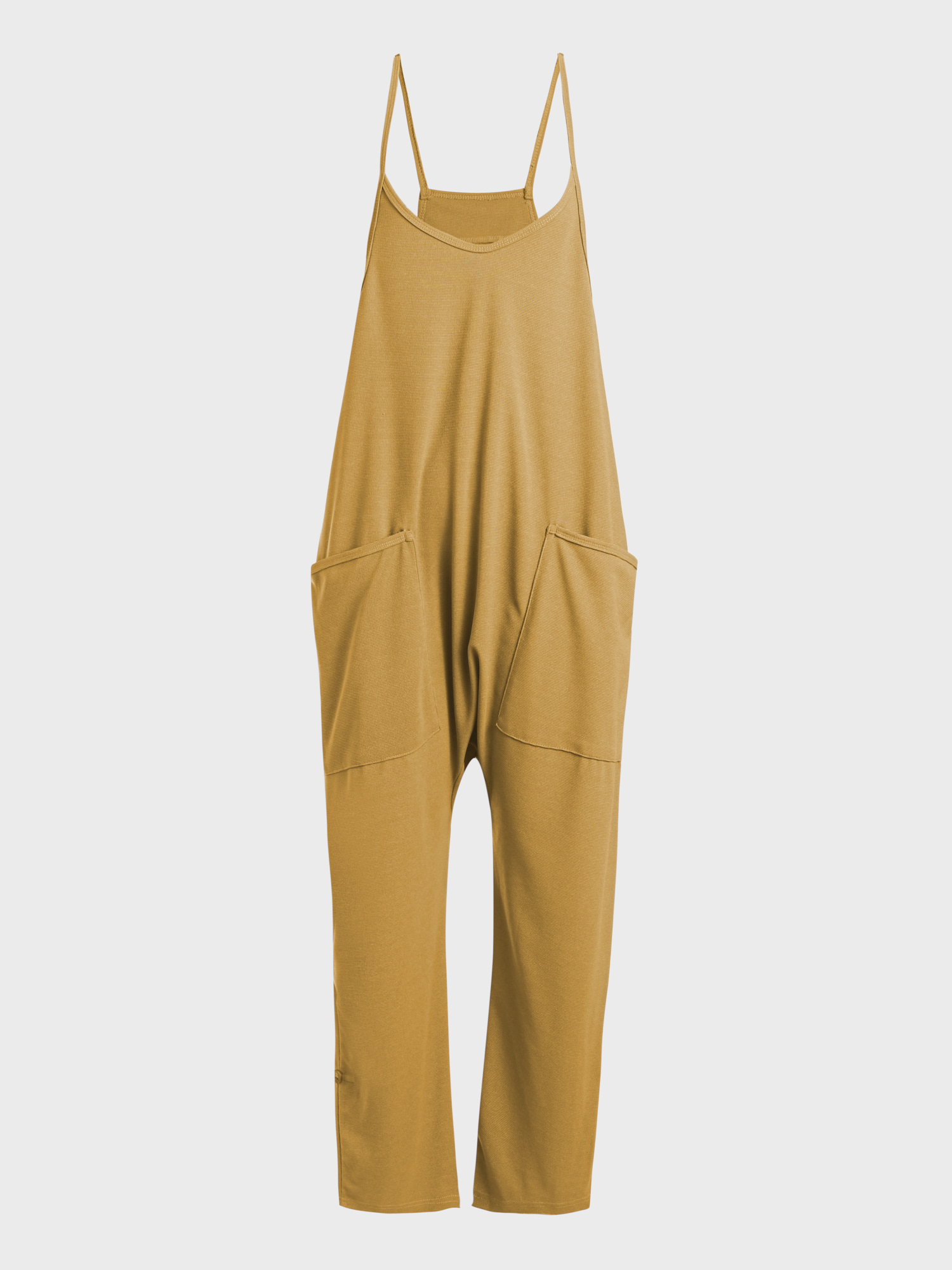 Super Comfy Oversize Waffle Jumpsuit 