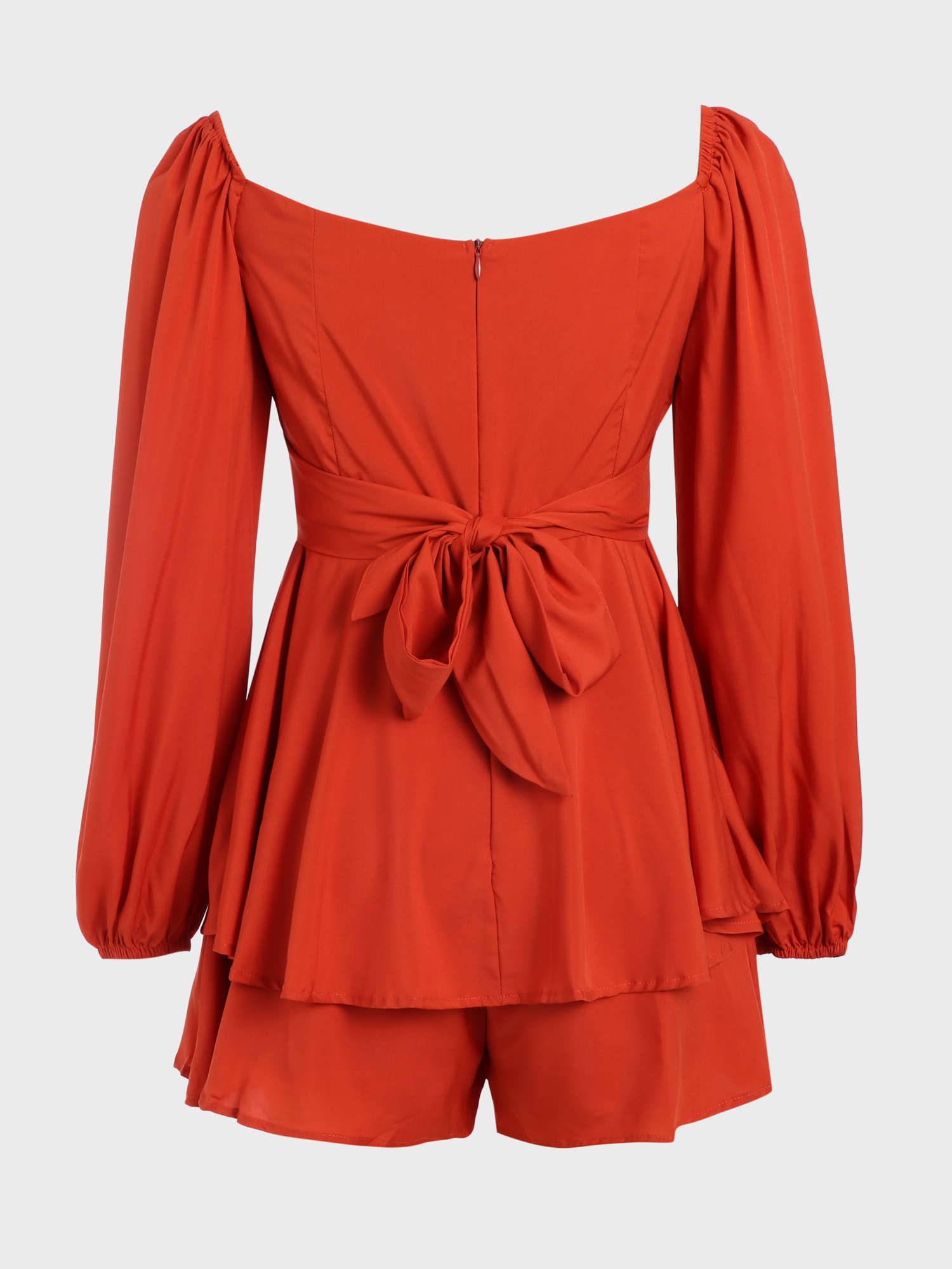 Fall Fashion Sweetheart-Neck Ruffled Skorts