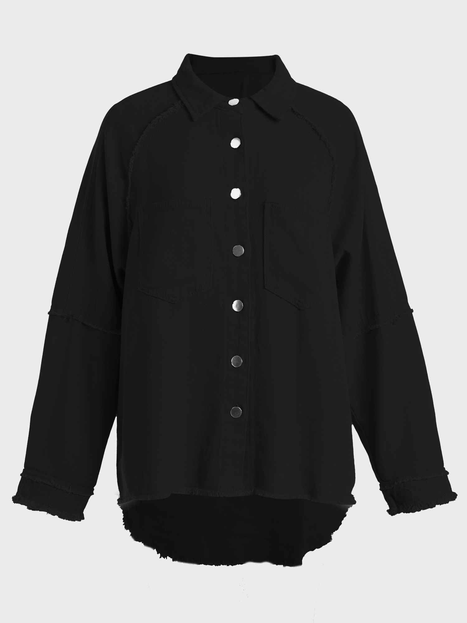 Chill Fringed Edge Denim Jacket