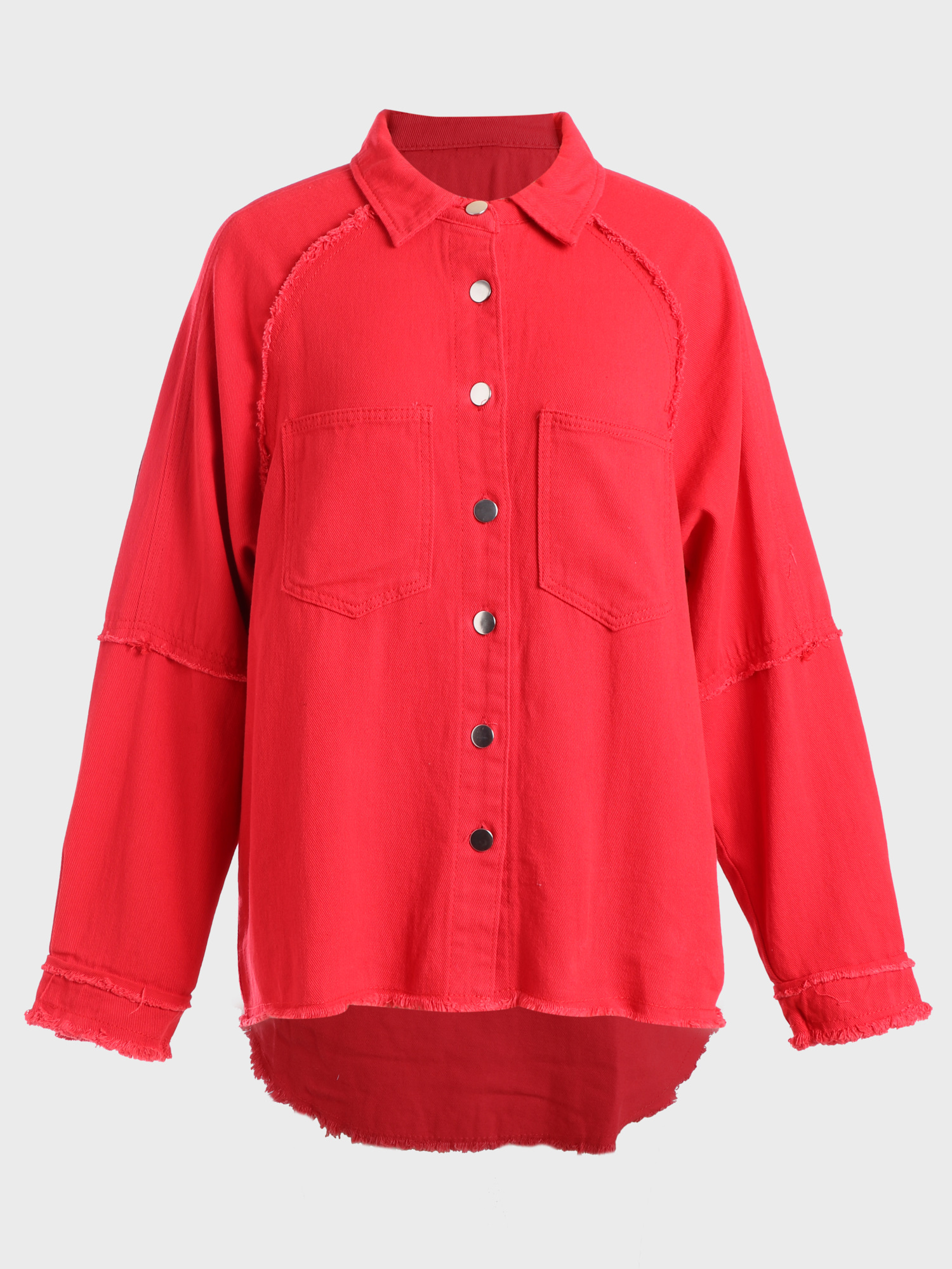 Chill Fringed Edge Denim Jacket