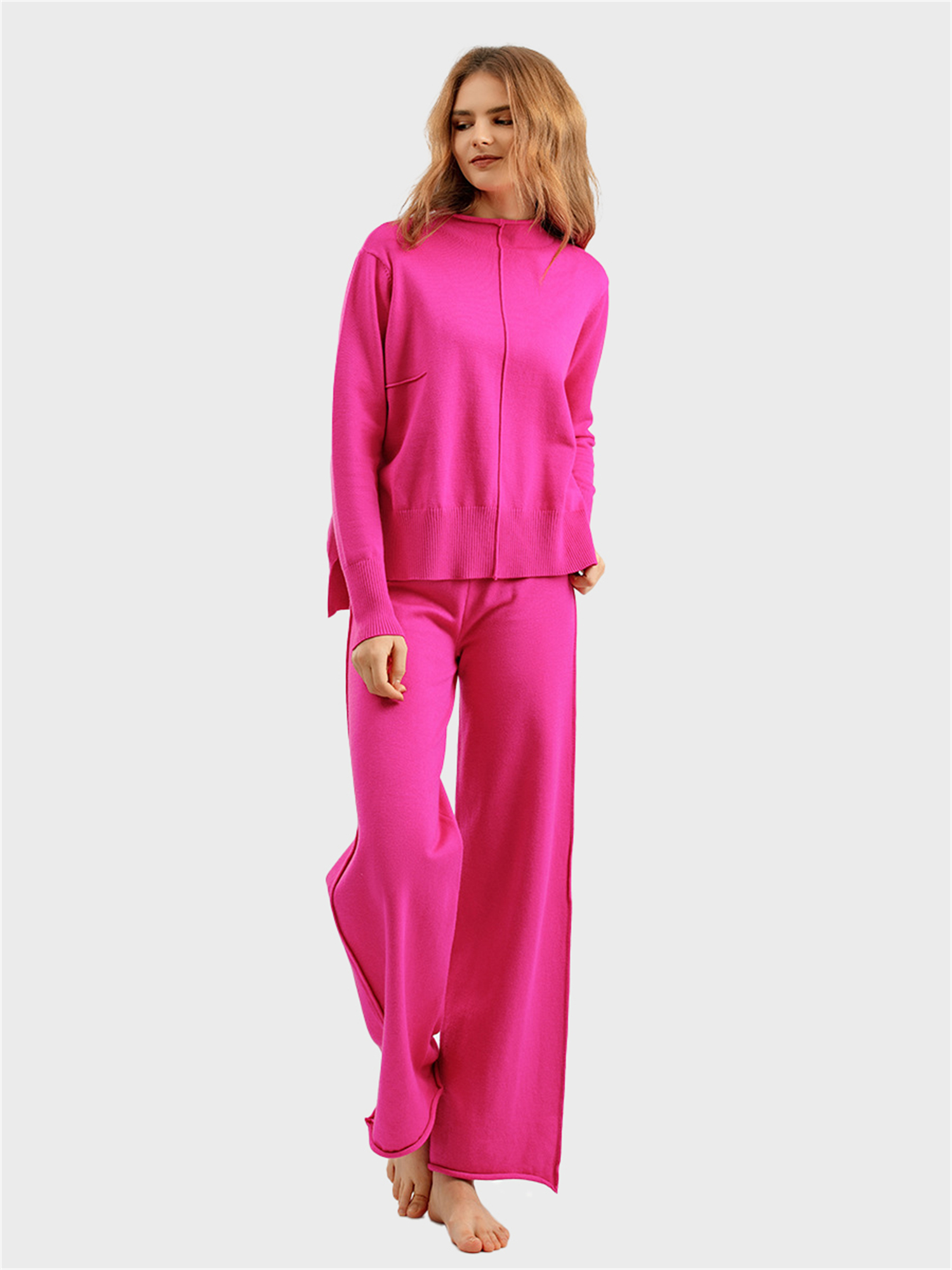 Classy Turtleneck Knit 2-Piece Set