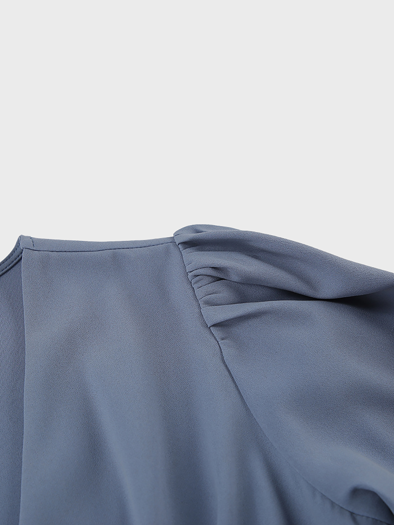 French Minimalism  V-Neck Dress