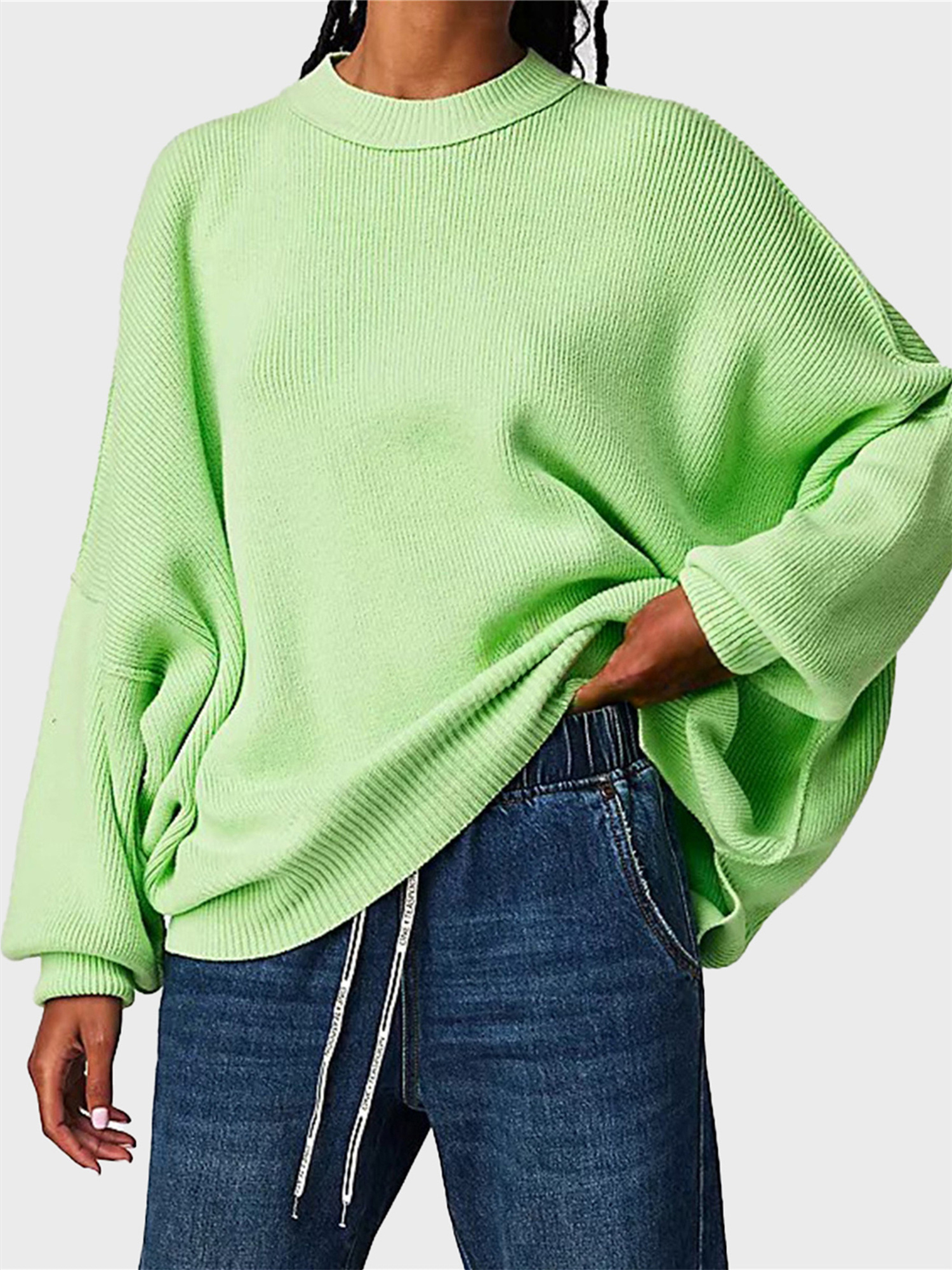 Versatile Loose Pullover Sweater