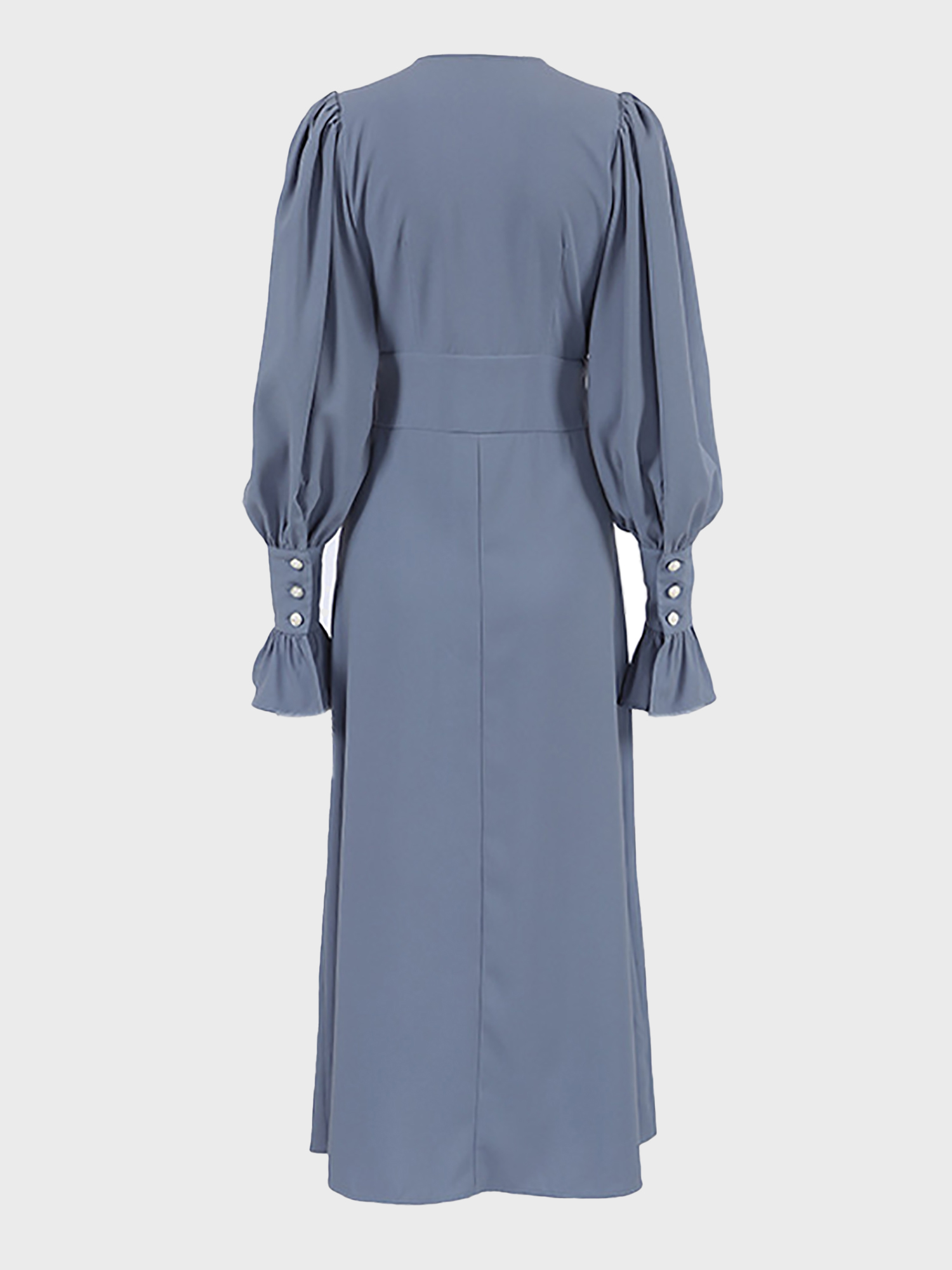 French Minimalism  V-Neck Dress