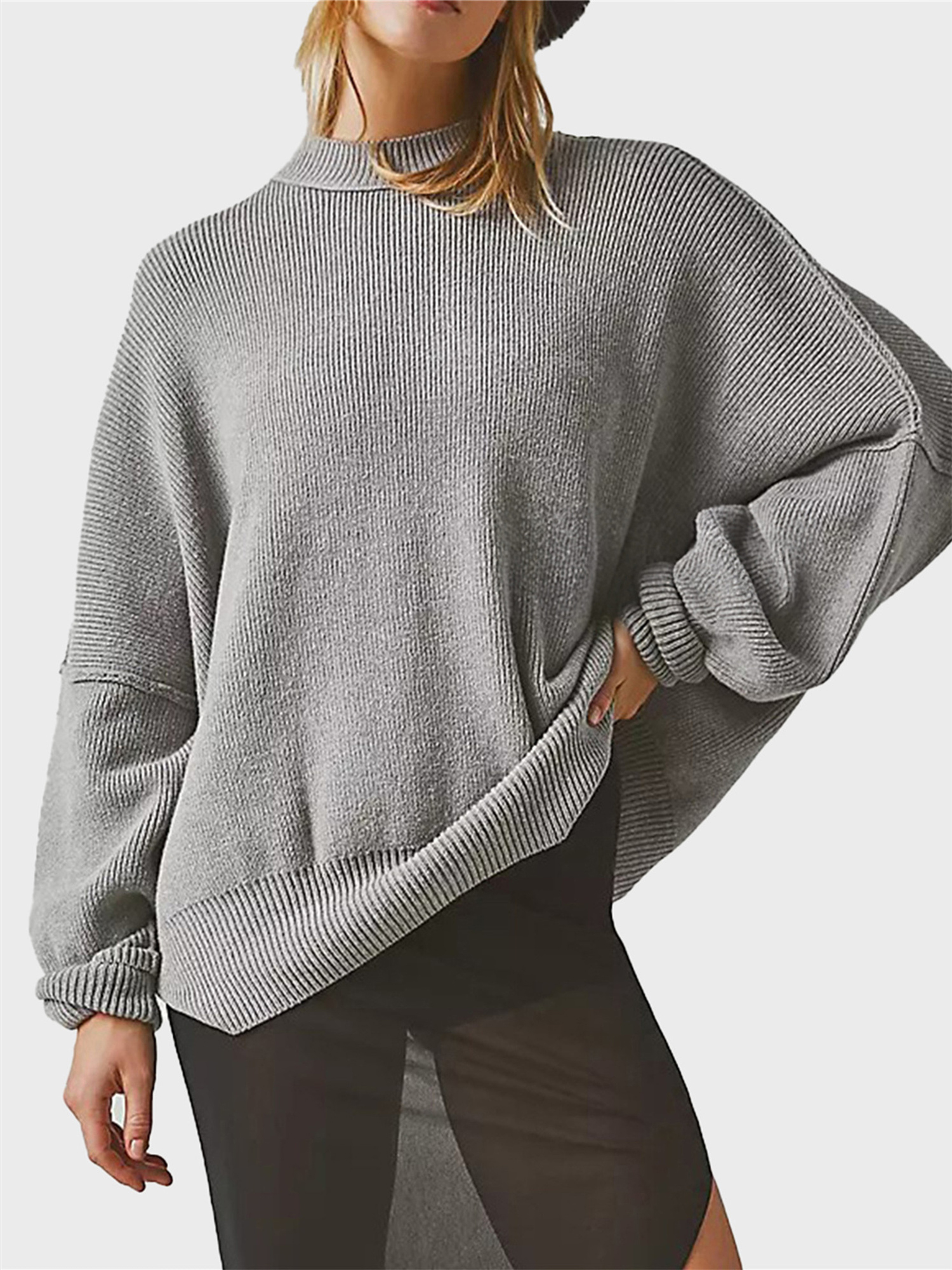 Versatile Loose Pullover Sweater