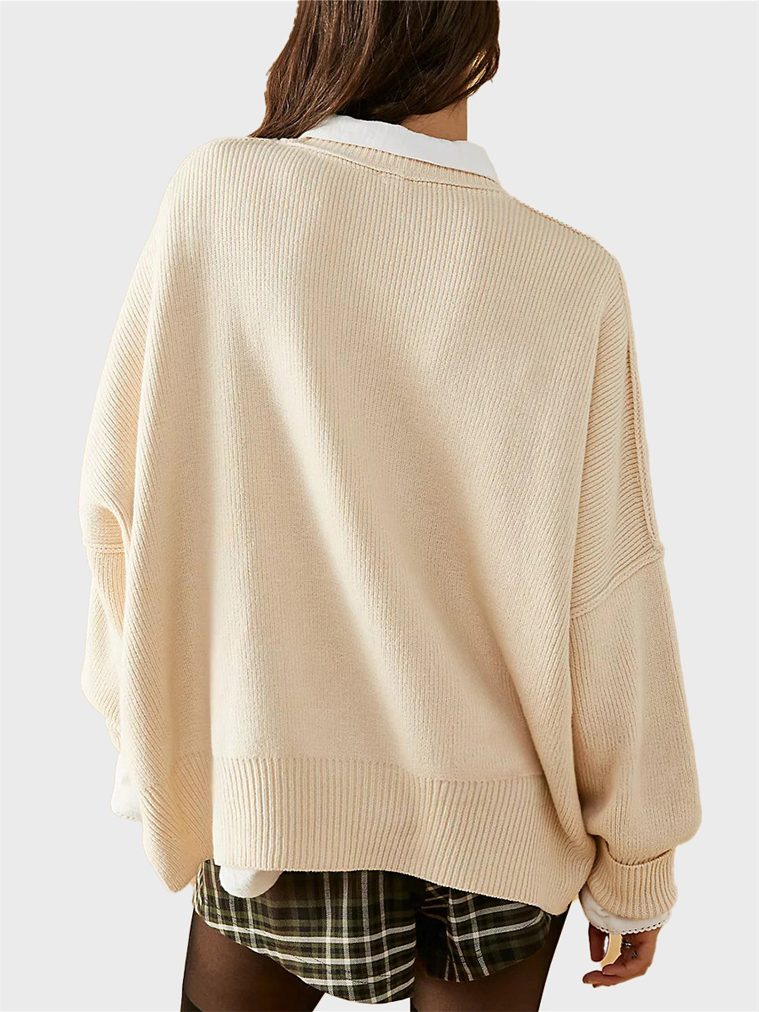 Versatile Loose Pullover Sweater